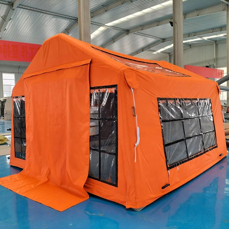 Large Luxury 5 6 7 Person Waterproof Durable Inflatable Airtight Camping Tent for Outdoor Camping