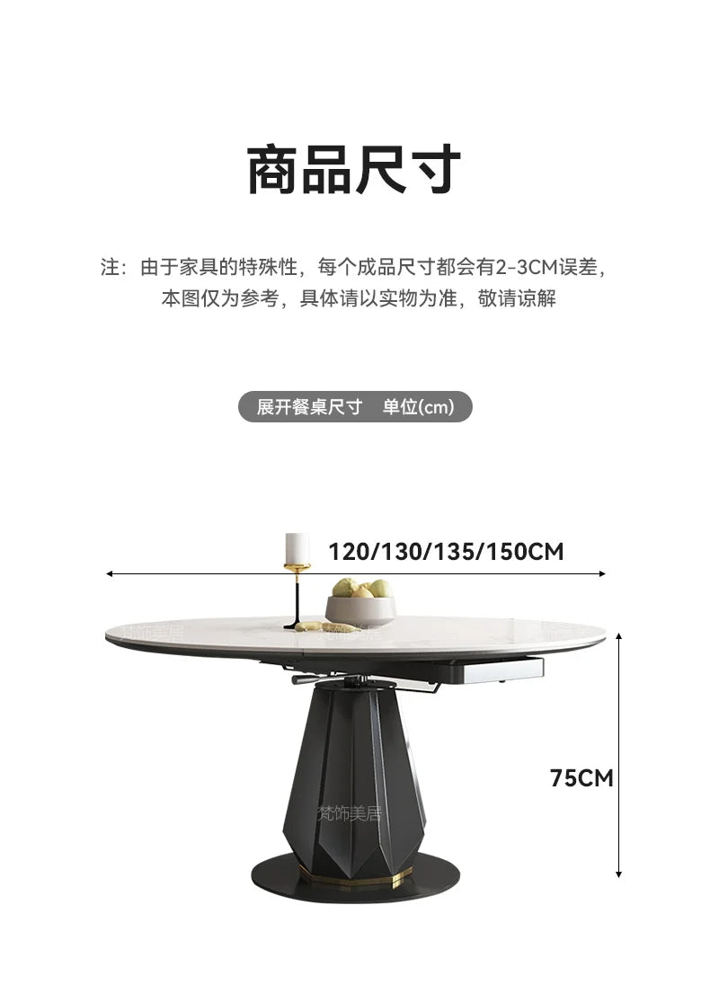 Restaurant White Dining Tables Nordic Design Italian Extensible Folding Table Set 4 Chairs Kitchen Mesas De Comedor Furniture