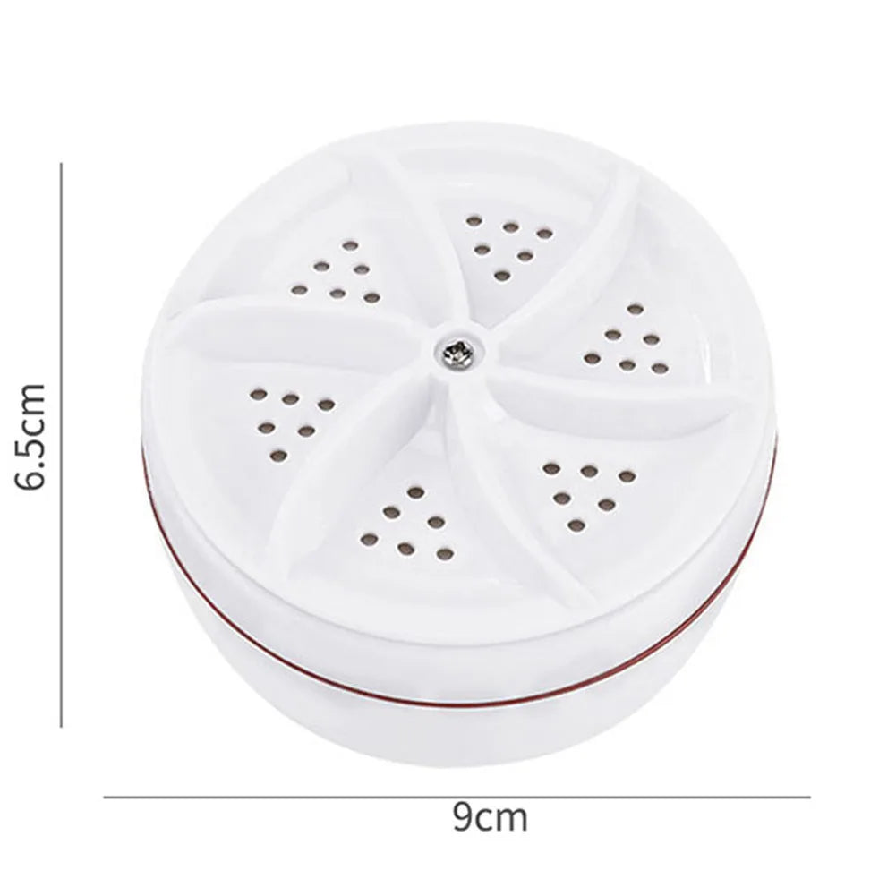 Mini Washing Turbine Laundry Wheel Bubble Ultrasonic Turbo Washing Machines Multifunction Cleaning Low Noise for Business Trip