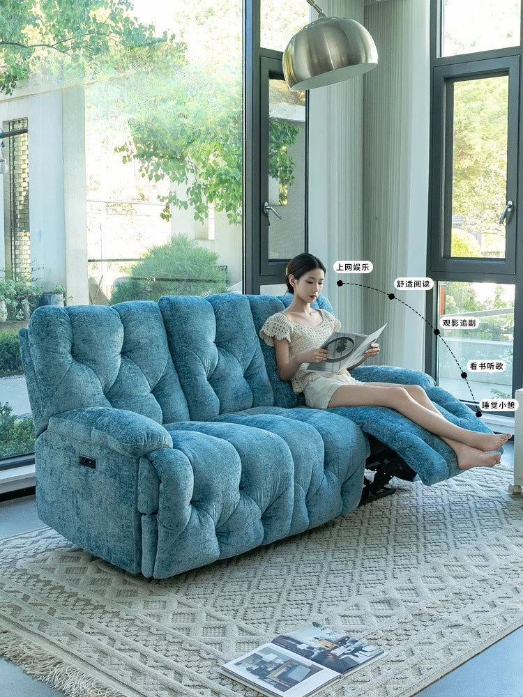 Multifunctional sofa, living room, home reclining and sleeping electric lazy sofa