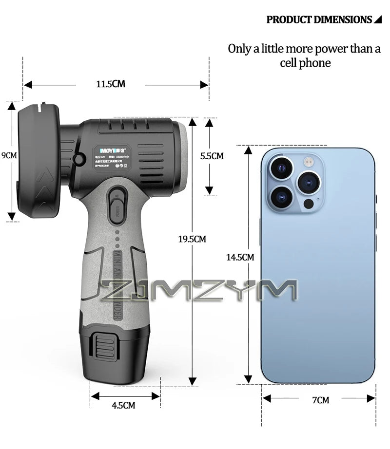 Mini Angle Grinder Portable Lithium Battery Handheld Portable Small  Polishing Grinding Cutting Machine Household Power Tool