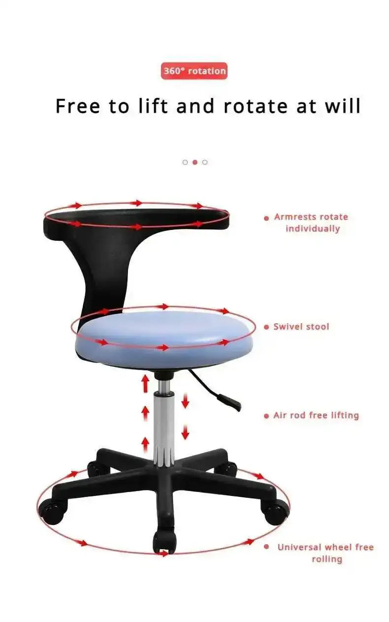 Hair Luxury Braiding Salon Chair for Makeup Ergonomic Waiting Barberia Cosmetic Saloon Wheel Beauty Barber Hairdresser Toilet