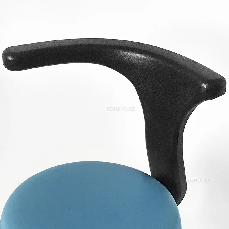 Modern Minimalist Barber Chair Dentist Backrest Stool Liftable Bar Swivel Chairs Beauty Salon Special Beauty Pulley Stool Q