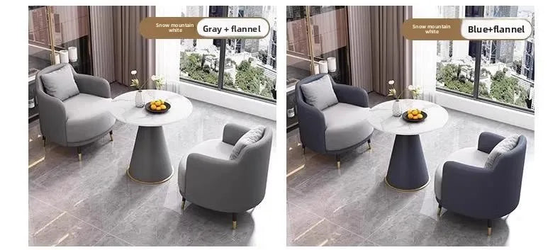 Business reception sofa, light luxury modern minimalist design, suitable for reception, sales office, office, balcony, leisure a