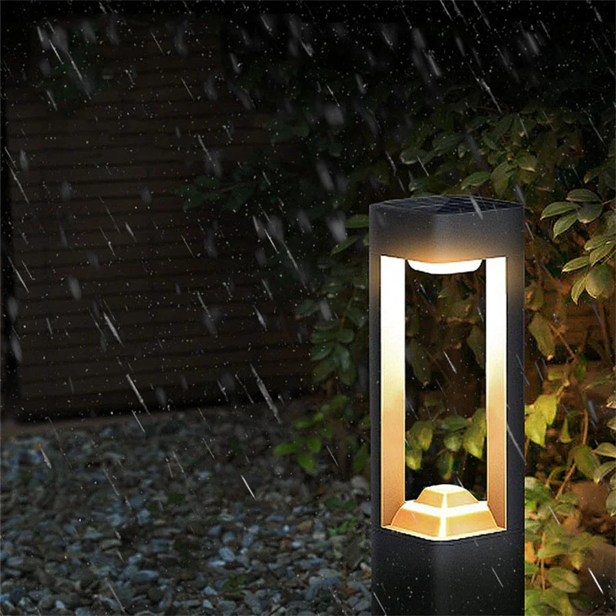 60/80CM Modern Outdoor Post Light Fixture LED Aluminum Outdoor Garden Column Lights IP54 Waterproof Bollard Lighting