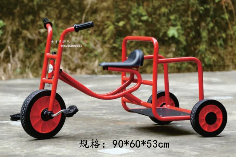Tricycles, children's two person bicycles, outdoor twin bicycles, three person bicycles, multiple person rotating carts