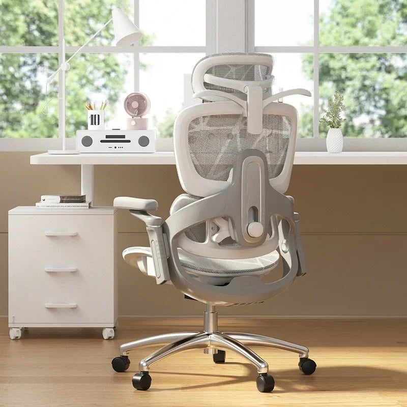 Ergonomic Office Chair Gaming Computer Chair Recliner Adjustable Height Lumbar Support Headrest Mesh Swivel Wheels Office Chairs