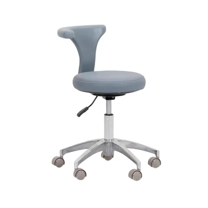 Dental Chair Adjustable Rotating Dental Stool PU Leather Clinic Bar Stool