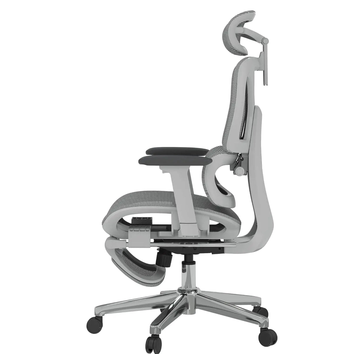 Ergonomic Office Chair with Adjustable Armrests, Lumbar Support, Recline, Tilt, Mesh, Footrest, Home & Office, Customized