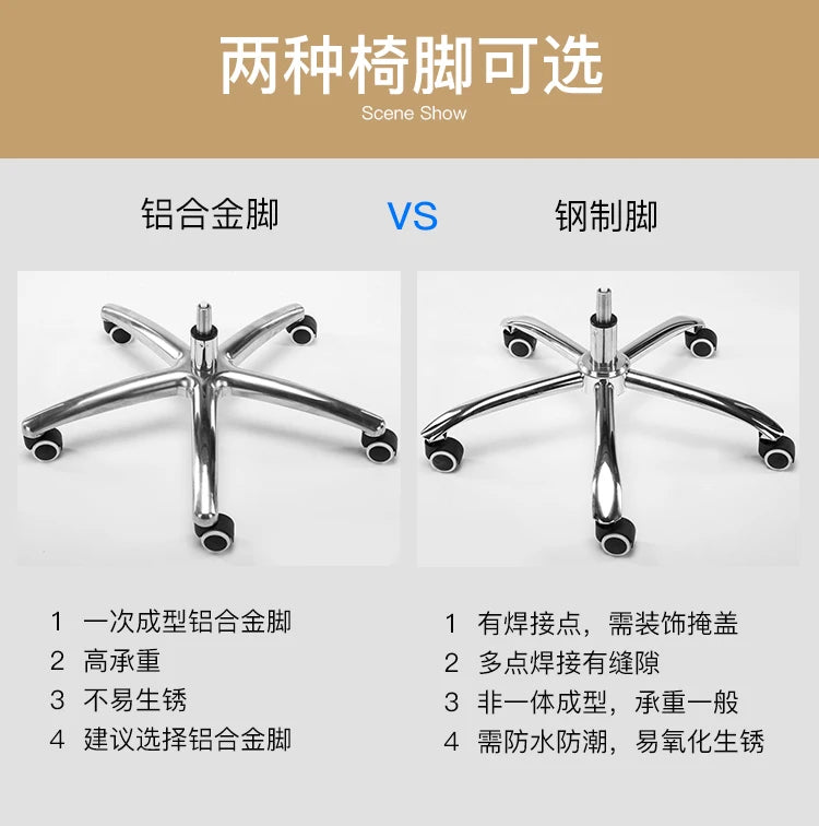 Genuine Leather Office Chair with Massage and Reclining High Back Ergonomic Desk Chair Home Business Use Comfortable Computer