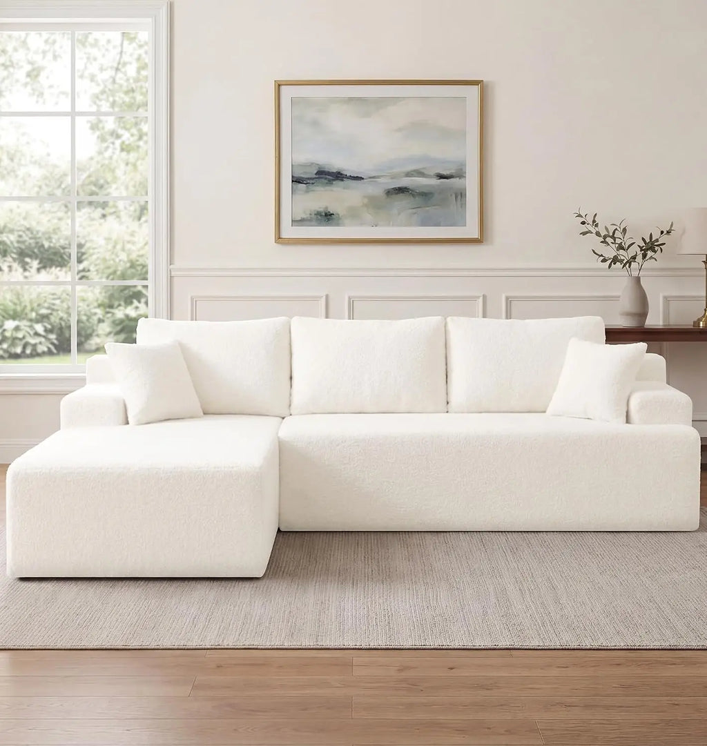 Modular Sectional Sofa Couches L-Shape Couch 3 Seat Modular Sofa Memory Foam Sectional Couches for Living Room,, Customized