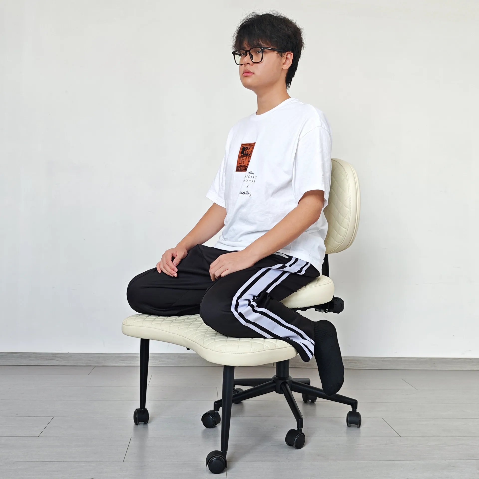 With Backrest Meditation Yoga Sedentary Dorm Computer Special Cross-legged Chair