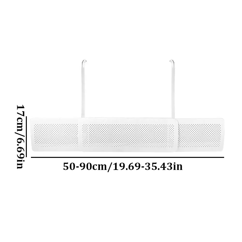 Air Conditioner Wind Deflector Retractable Wall Mounted Air Conditioner Universal Air Guide Plate For Infants And Young Children