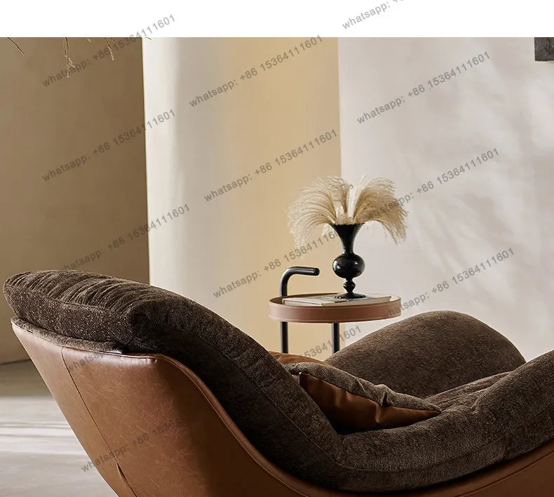 Nordic creative modern minimalist living room leisure chair sofa lazy sofa bedroom senior chair