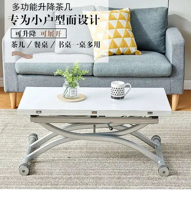 Small White Coffee Tables Nordic Design Rectangular Coffee Tables Bedroom Minimalist Mesas Table Basse Pour Salon Home Furniture