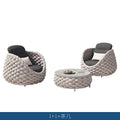 Outdoor Backyard Terrace Waterproof Cushion Comfort Rope Rattan Wicker Weave Patio Furniture Handwoven Set Garden Sofas