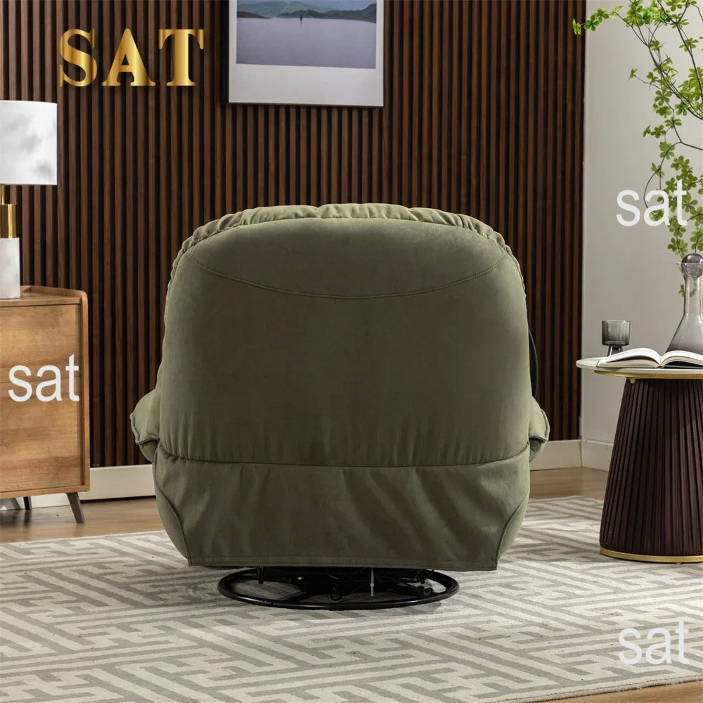 l Custom Gaming Sleeping Working Reclinable Chair Swivel Single Smart Power Recliner Sofa USB Charger with Bluetooth