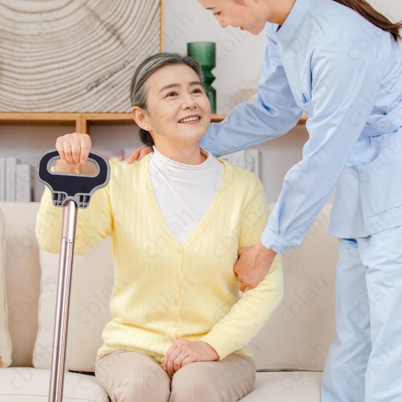 Aluminium alloy Cane stool Climbing and hiking cane Elderly people taking walks for leisure Mountaineering and hiking tools