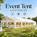 Aluminum White PVC Wedding Party Tent, Inner Ceiling Liner, Anniversary Outdoor Marquee for 500‑Person Banquet,Event Gathering