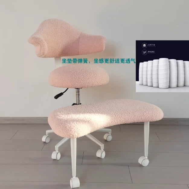 With backrest meditation yoga profiled computer dormitory comfortable sedentary not tired cross-legged chair