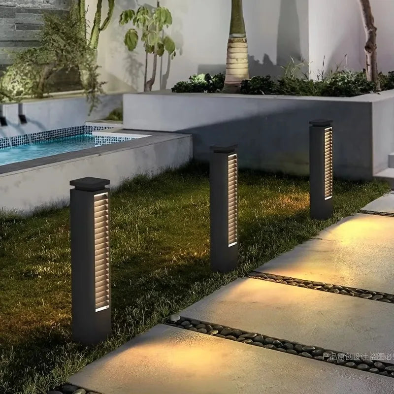 10W Warm White Light Emitting Diode Garden Light IP54 Waterproof and Rust-proof Modern Path Light Stainless Steel Outdoor