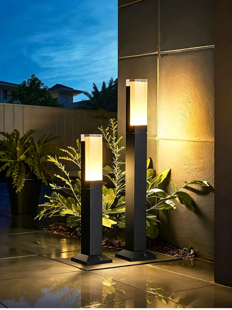 Outdoor LED Lawn Lamp 30CM 60CM 80CM 85~265V Waterproof IP65 Aluminum Acrylic Street light For Garden Courtyard Villa Lighting