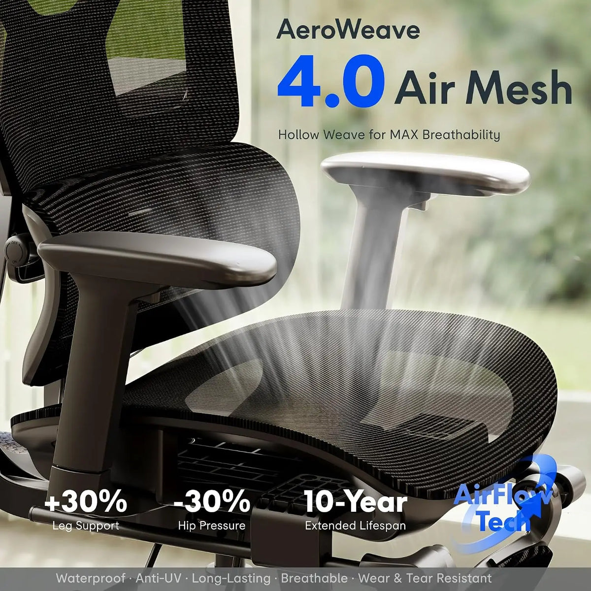 FLEXISPOT ErgoX Premium Ergonomic Office Chair