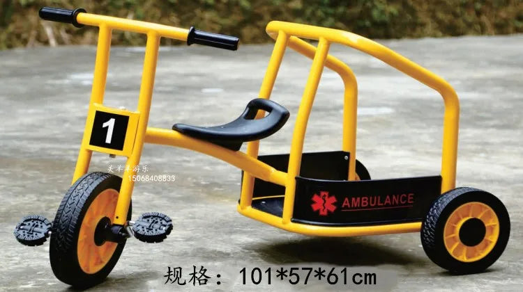 Tricycles, children's two person bicycles, outdoor twin bicycles, three person bicycles, multiple person rotating carts