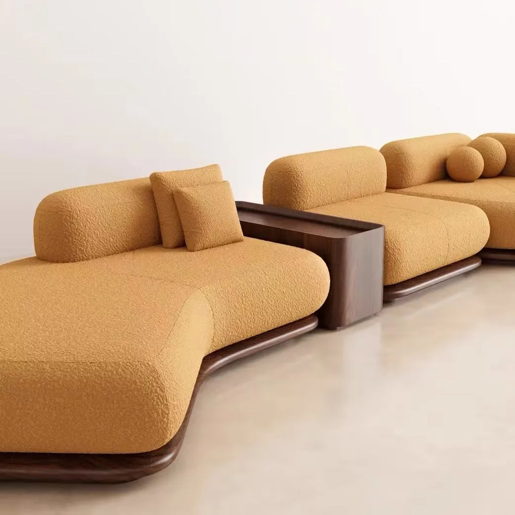 #Italian Luxury Multi-Person Sectional Sofa One Seat Set for Modern Hotels for Waiting Area & Negotiation Light & Stylish
