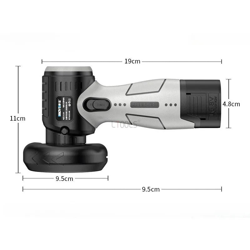 Self-locking Brushless Angle Grinder 16.8V Mini Lithium Battery Cutting Machine Double Thickened Shield Electric Angle Grinder
