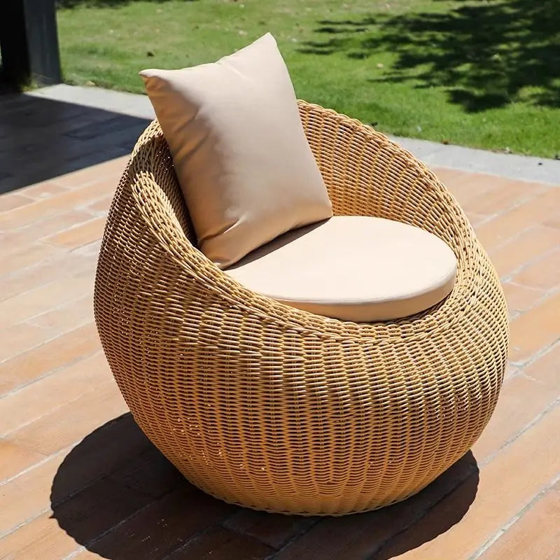 Modern outdoor rattan sofa set for garden patio furniture