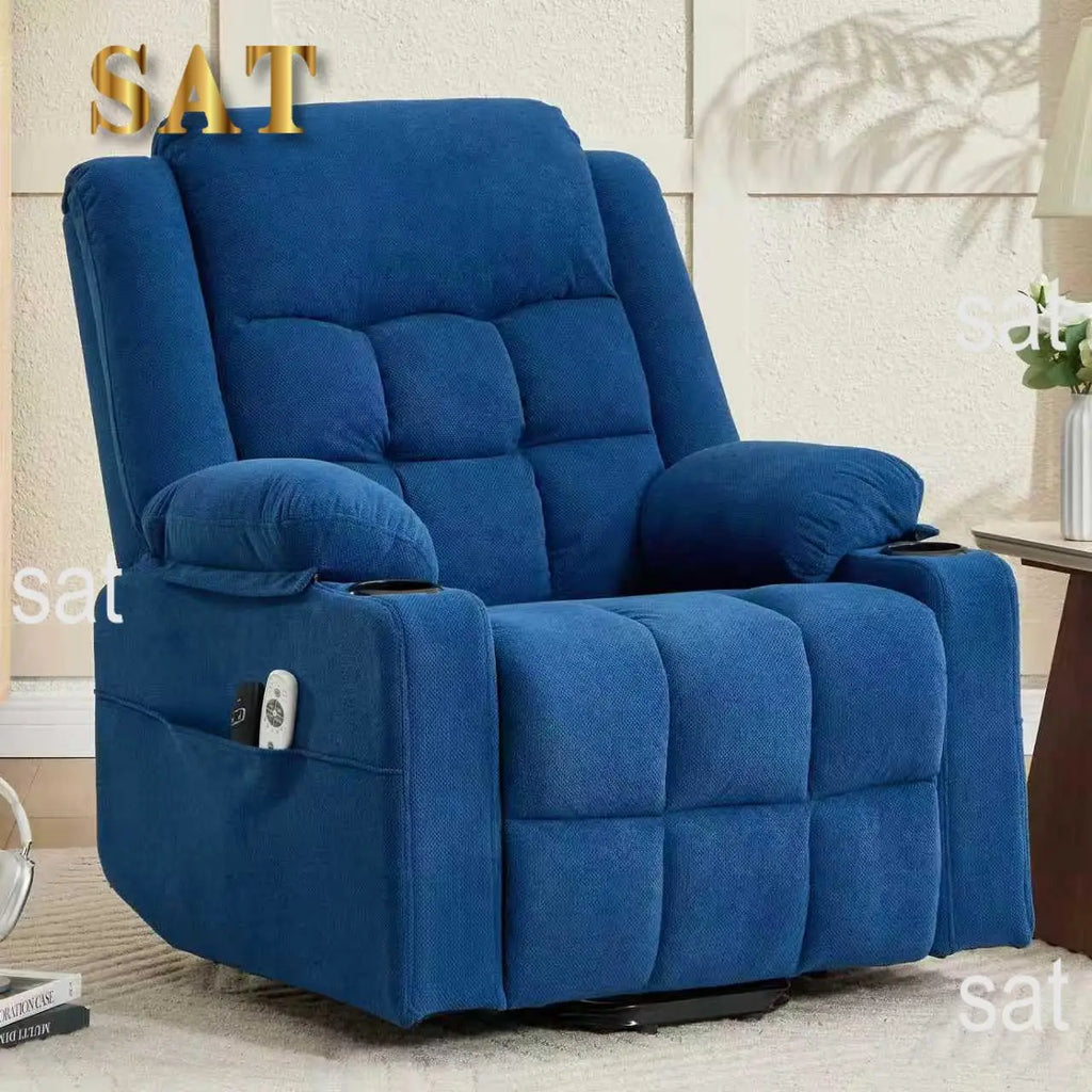 #Electric Power Lift Recliner with Massage & Heat USB Type-C Cup Holders Infinite Position for Elderly, Customized