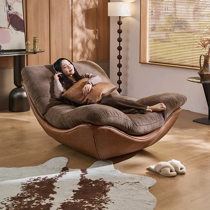 Nordic designer creative modern simple living room lounge lounge chair lazy bedroom home premium sofa chair