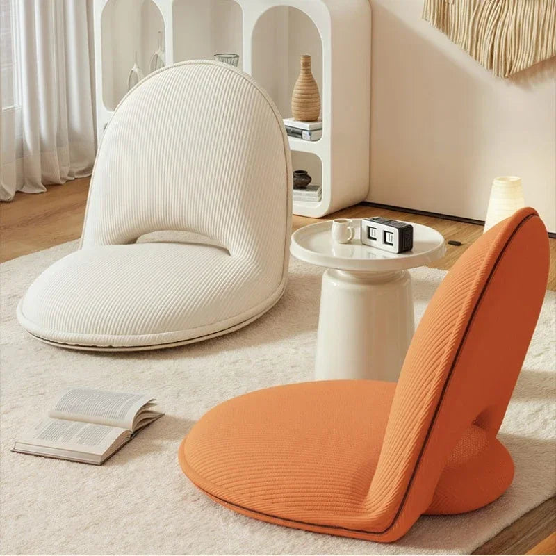 Lazy sofa, seat cushion, backrest bay window, balcony seat, floor reading stool, single foldable back chair