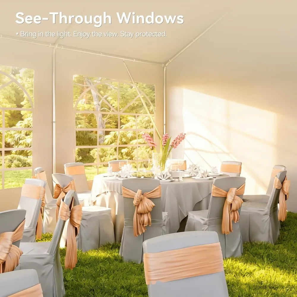 20x40 Party Tent Heavy Duty Canopy for Weddings Events with Sidewalls Waterproof