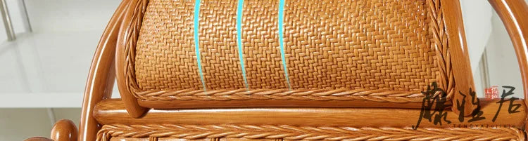 Rattan chair, rocking chair for the elderly, rocking chair for the lazy on the balcony, reclining chair, nap chair