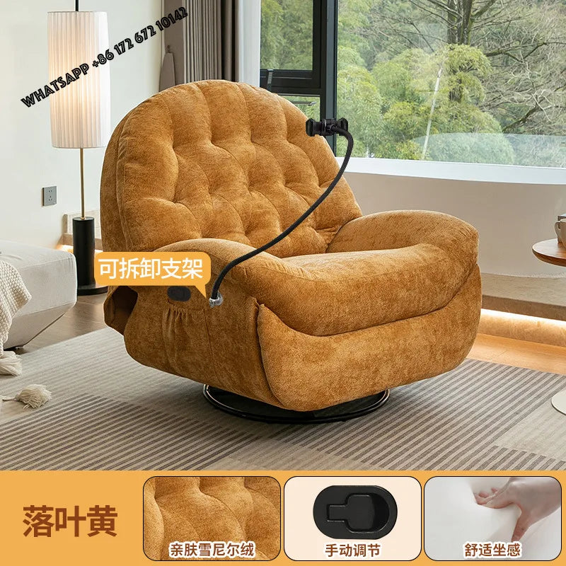 Multifunctional lazy sofa first class  living room sofa chair sleeping recliner electric single Internet celebrity