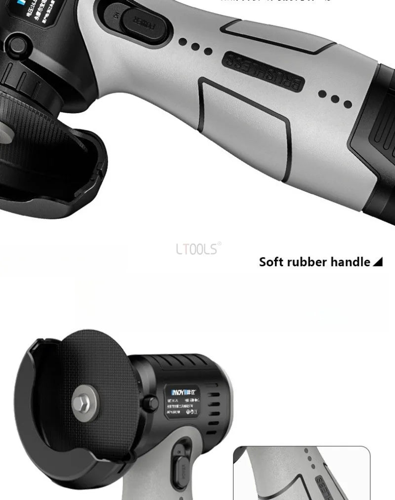 16.8V Mini Brushless Angle Grinder Digital Lithium Ion Portable Polishing Machine Cutting Polishing Handheld Electric Tools 1 Pc
