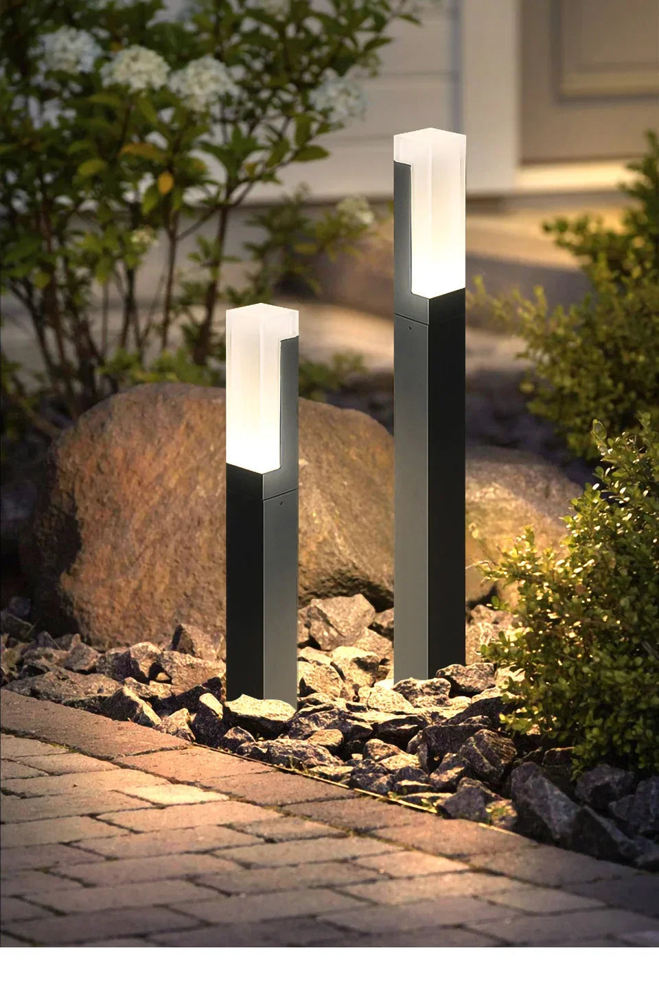 Indoor and Outdoor Waterproof IP65 Material 10W LED Garden Villa Courtyard Square Landscape AC85-265 Column Lamp Power Saving An