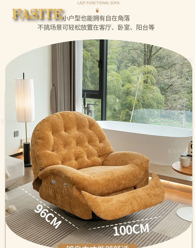 Multifunctional lazy sofa first-class space capsule living room sofa reclining chair