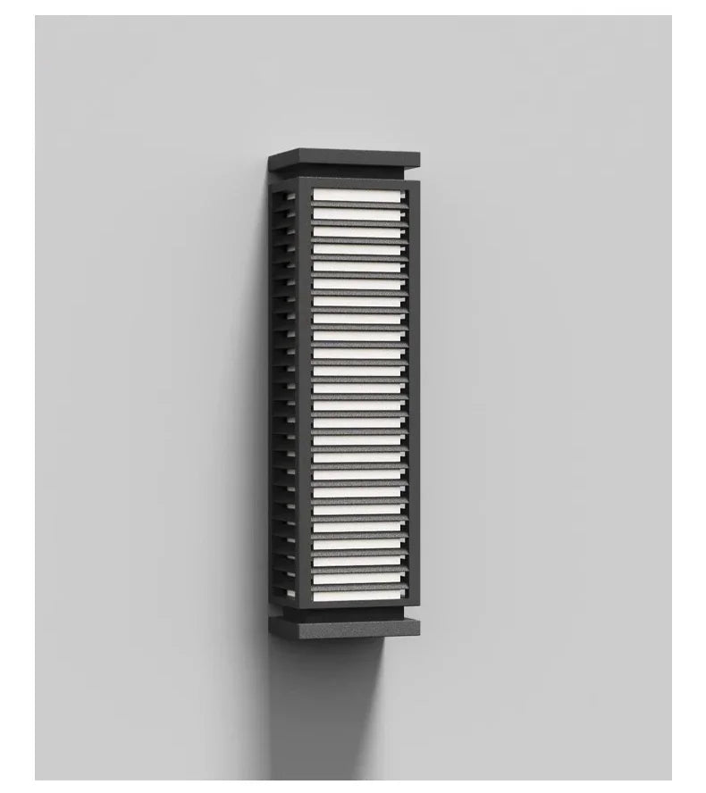 Outdoor Stainless Steel Wall Lights LED Cubical Black Lighting Fixture Waterproof Anti-Rust Sconces Luminaire for Garage Pathway
