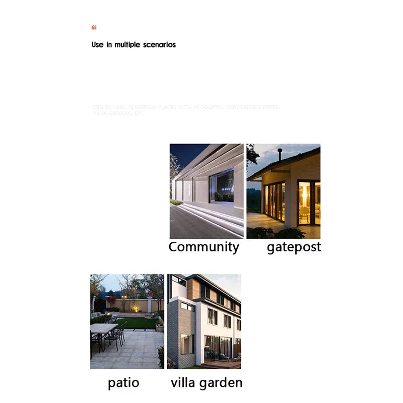 Contemporary LED Outdoor Wall Lamps Electric Simplicity Waterproof Balcony Hallway Courtyard Villa Gate Hotel