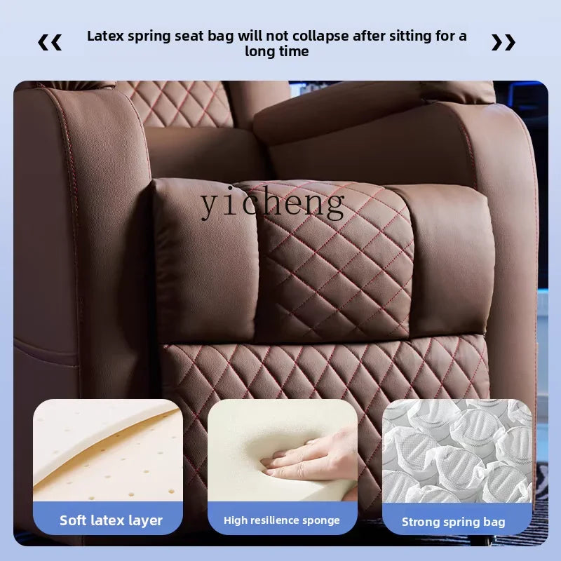 YZ6.15 Comfortable Long Sitting Reclining Multi-Functional Lazy Chair Internet Cafe Gaming Sofa Home Internet Cafe Sofa