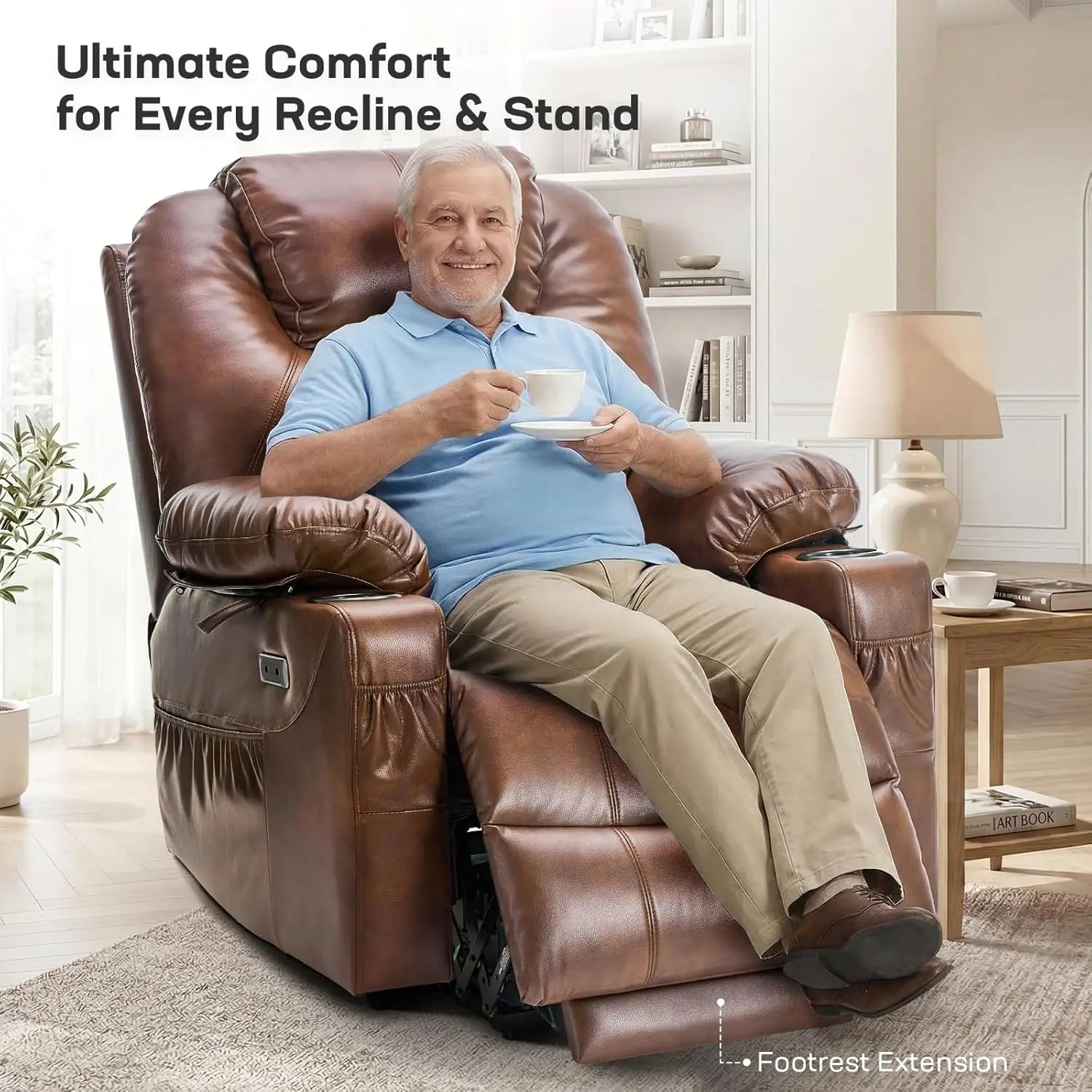 Dual Motor Power Lift Recliner Chair for Elderly with Massage and Heat, Electric Lift Chair for Adults with, Customized