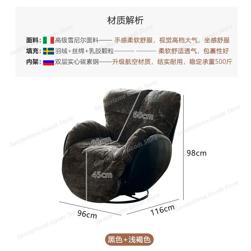 Armrest Fabric Electric Sofa Living Room Luxury Black Apartments Electric Sofa Oversized Relax Sofa De Luxo Furniture Home