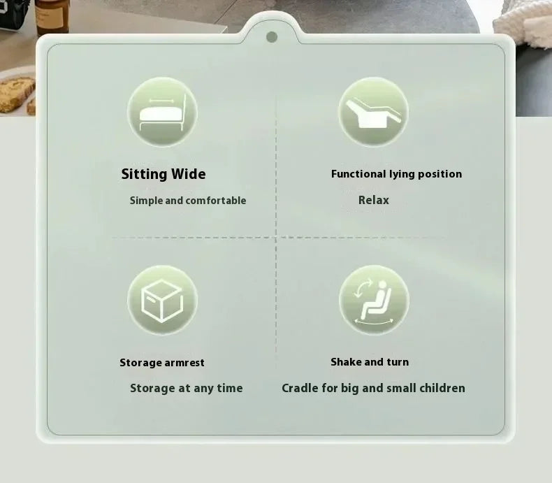 Lazy Sofa First-class Leisure Sofa Electric Intelligent Multifunctional Living Room Single Person Sofa Can Sleep and Lie Down