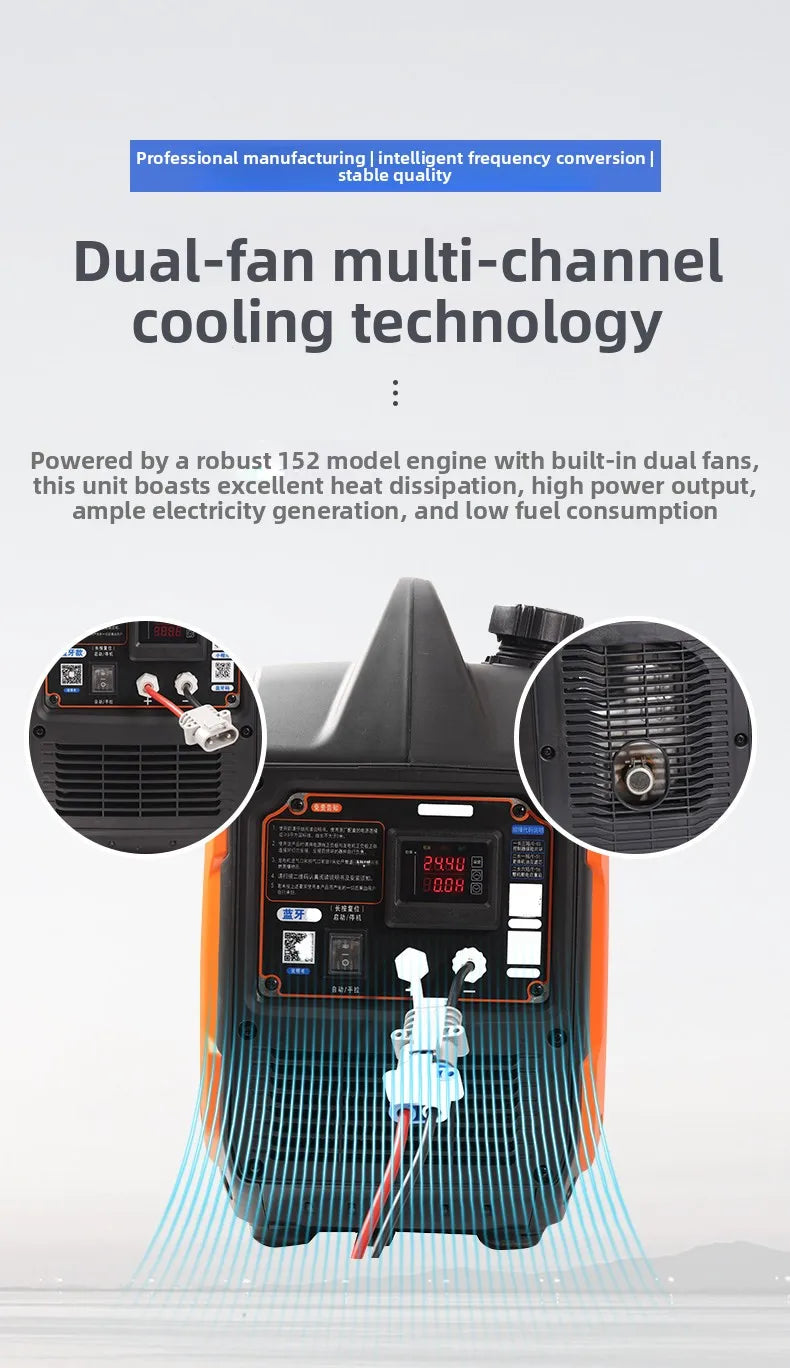 3/5kw Generator Power Inverter Free Energy Portable Electricity Generator for Home