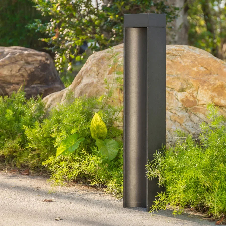 30/60/80CM Outdoor LED Landscape Bollard Light Waterproof Garden Pathway Light Villa Courtyard Floor Pillar Lawn Lamp