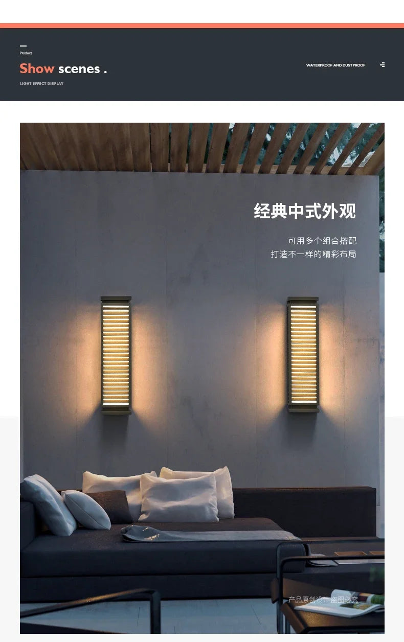 Luminaire Garage Pathway Outdoor Stainless Steel Wall Light LED Cubical Black Lighting Fixture Waterproof Anti Rust Sconce
