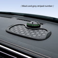 Multifunctional Plaid Anti-Slip Mat Car Phone Holder 360° Rotatable Temporary Parking Card Auto Accessories